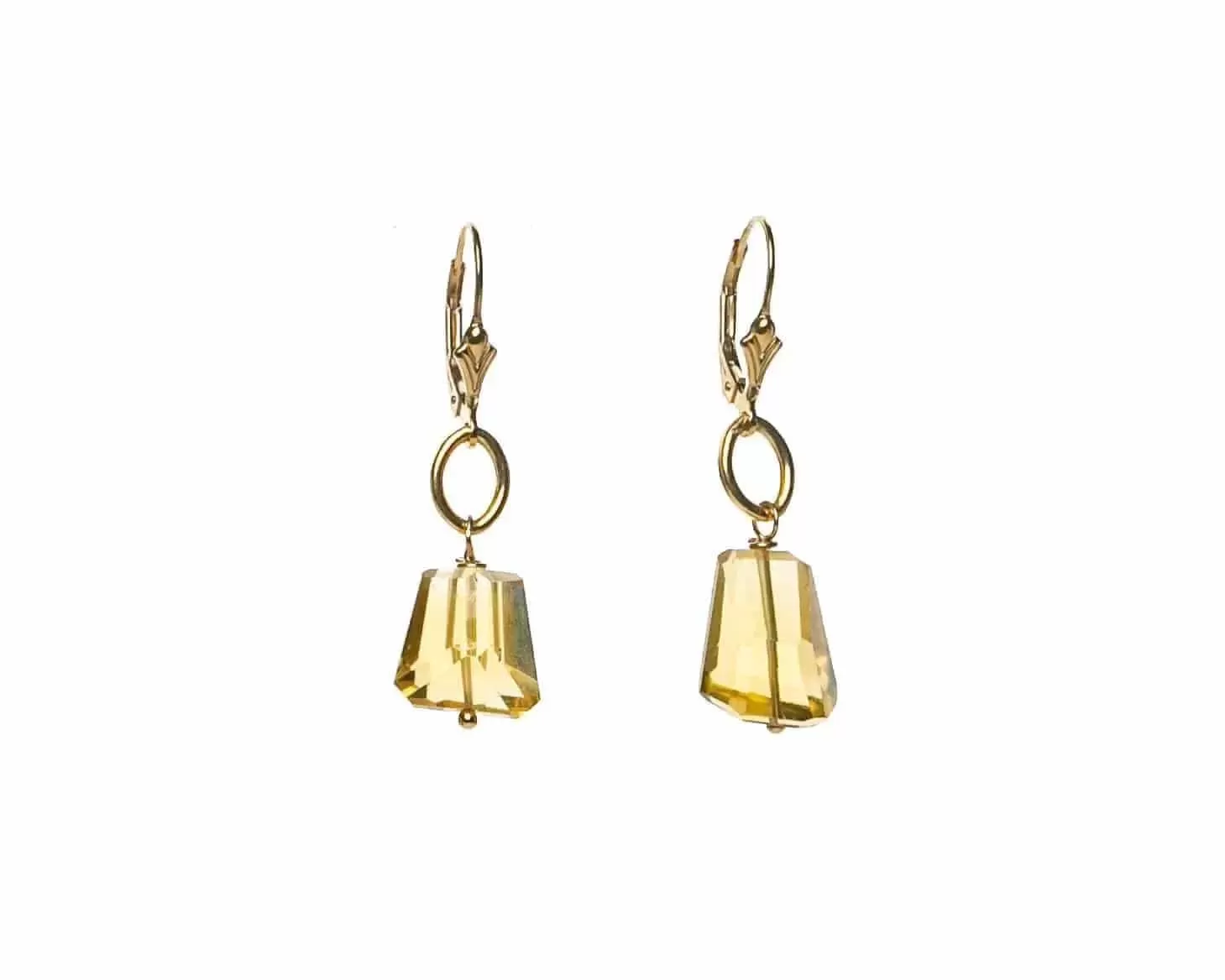 Whiskey Quartz 14K Gold Fill drops