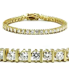 WildKlass Stainless Steel Western Bracelet Gold Women AAA Grade CZ Clear