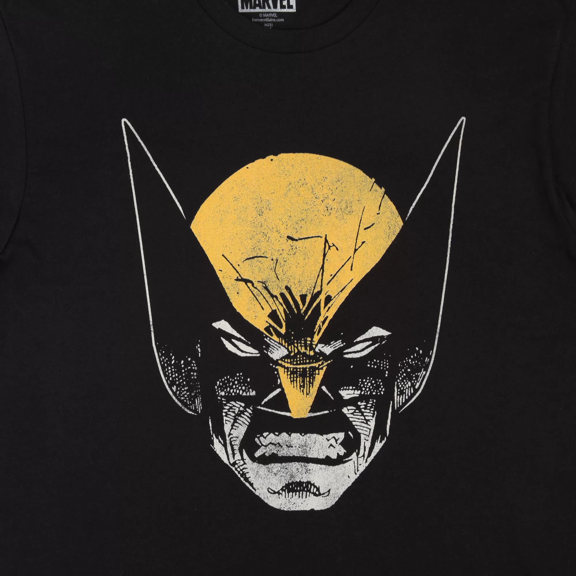 Wolverine Scowling screen Black Tee