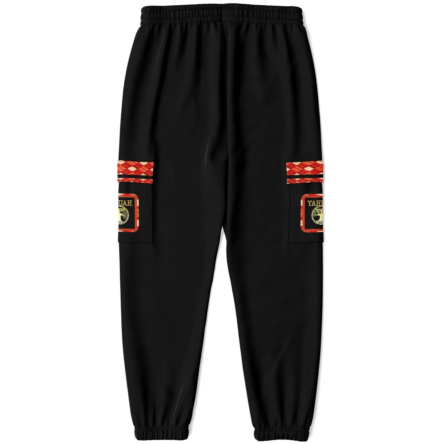 Yahuah Logo 02-01 Designer Fashion Cargo Unisex Sweatpants