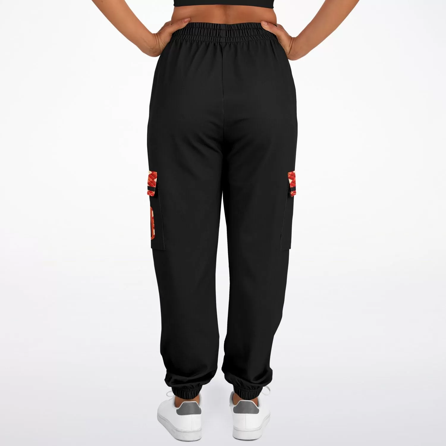 Yahuah Logo 02-01 Designer Fashion Cargo Unisex Sweatpants