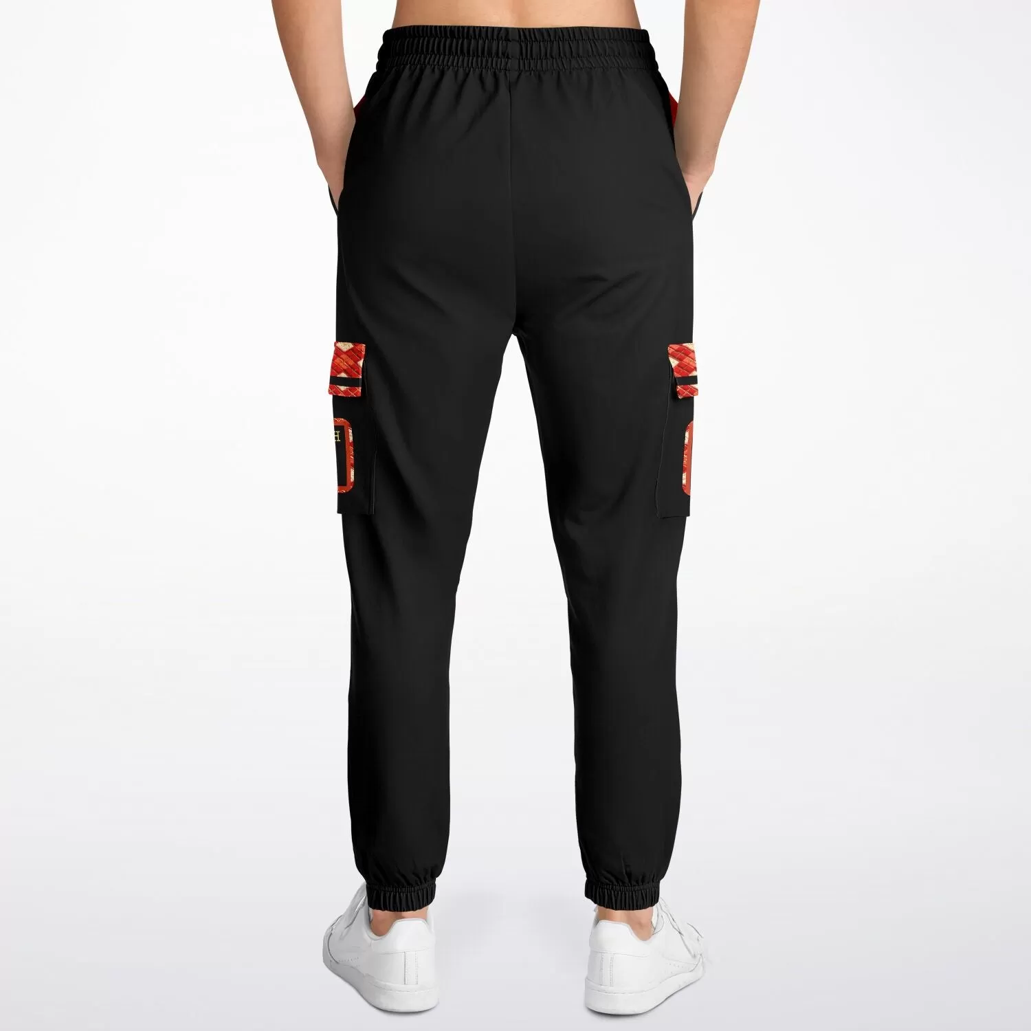 Yahuah Logo 02-01 Designer Fashion Cargo Unisex Sweatpants