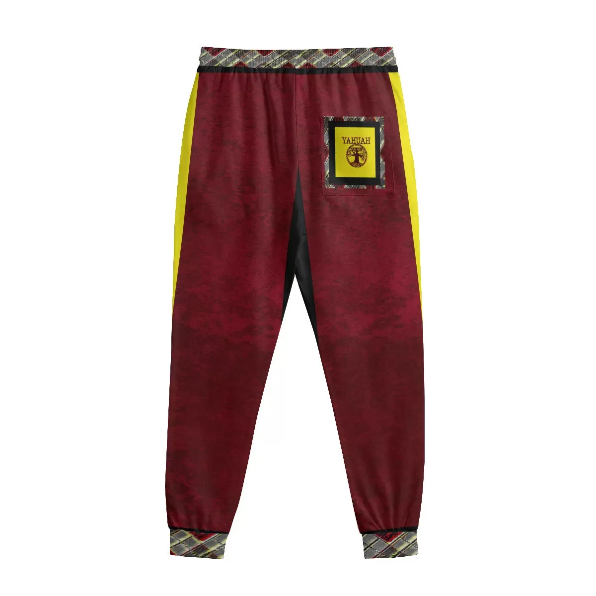 Yahuah Logo 02-02 Men's Designer Sweatpants