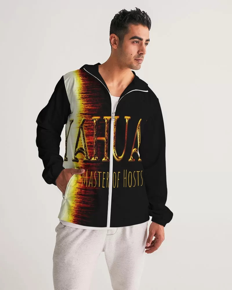 Yahuah-Master of Hosts 01-03 Men's Designer Windbreaker