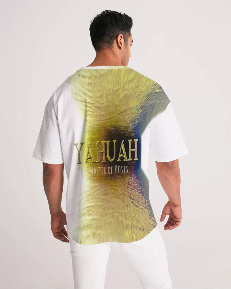 Yahuah-Master of Hosts 02-02A Men's Designer Premium Heavyweight Drop Shoulder T-shirt