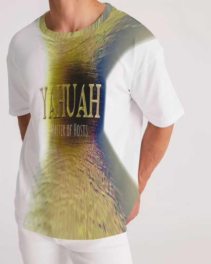 Yahuah-Master of Hosts 02-02A Men's Designer Premium Heavyweight Drop Shoulder T-shirt