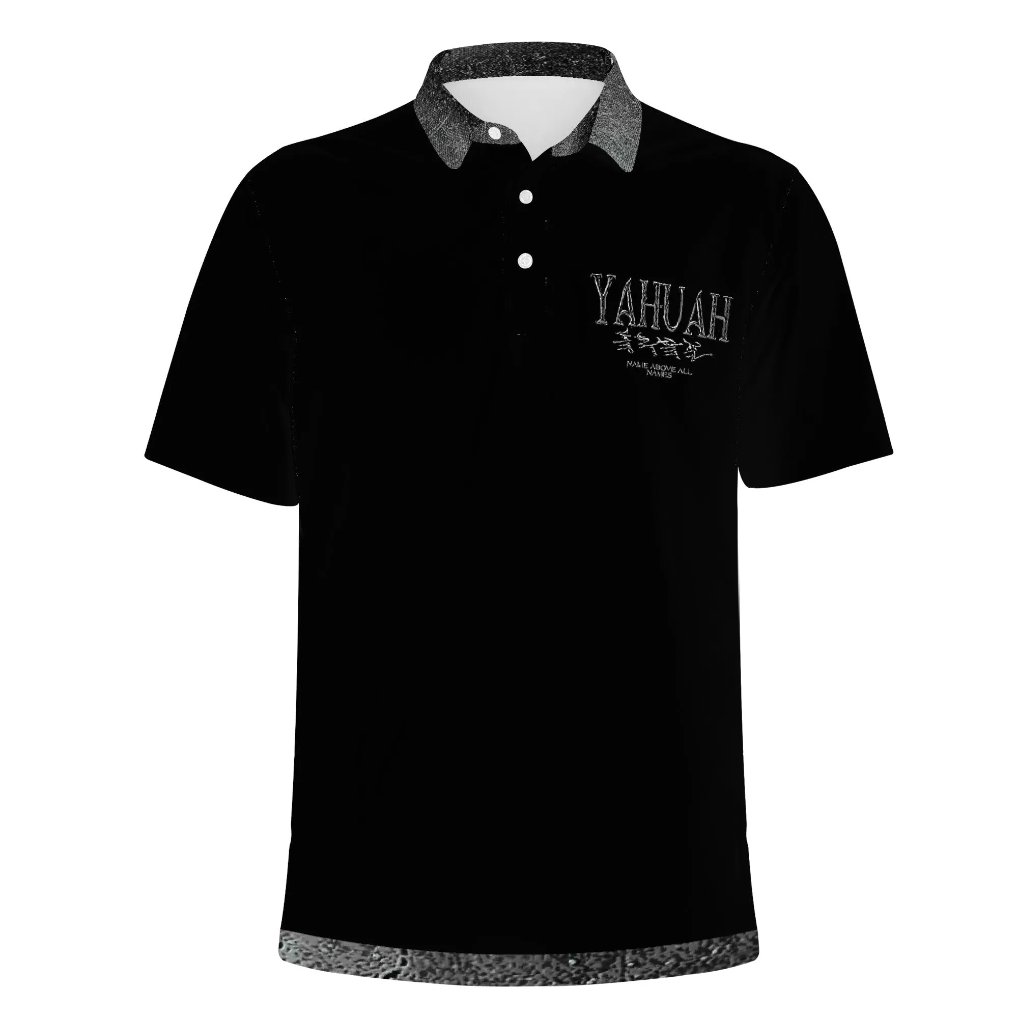 Yahuah-Name Above All Names 01-01 Men's Designer Polo Shirt