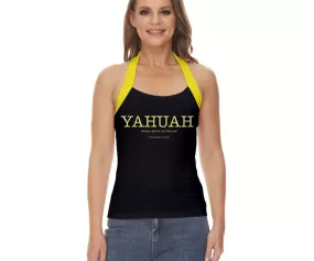 Yahuah-Name Above All Names 02-02 Designer Basic Halter Top