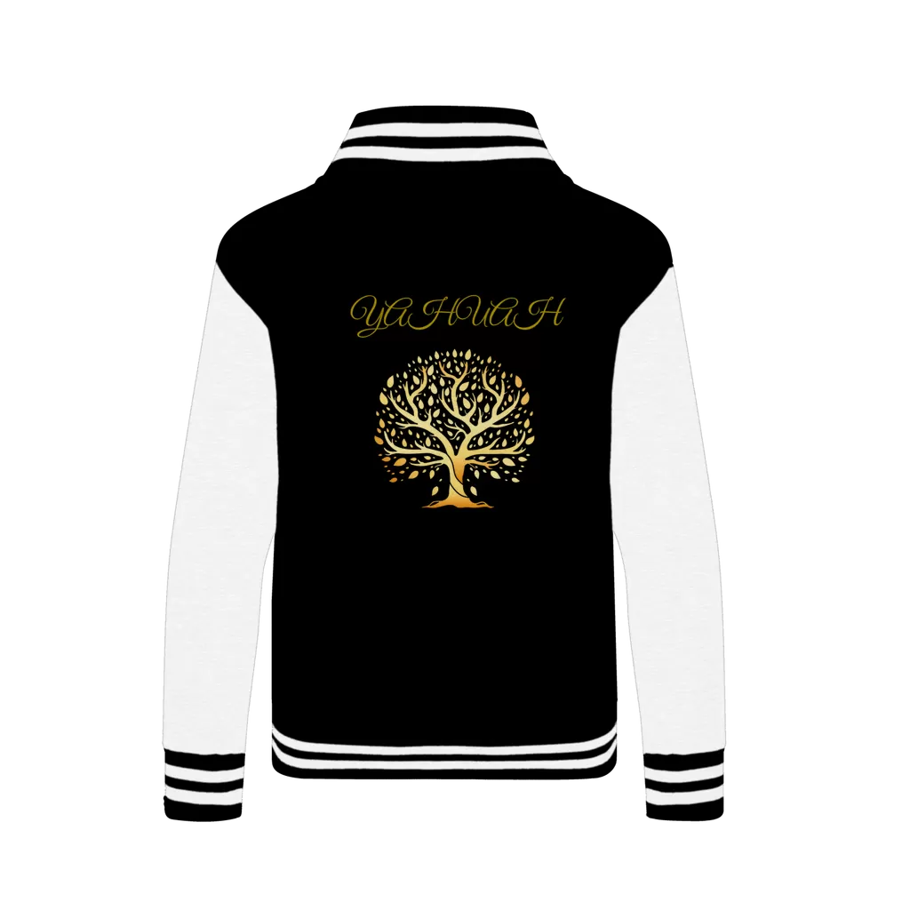 Yahuah-Tree of Life 01 Designer AWDis Varsity Jacket (4 colors)