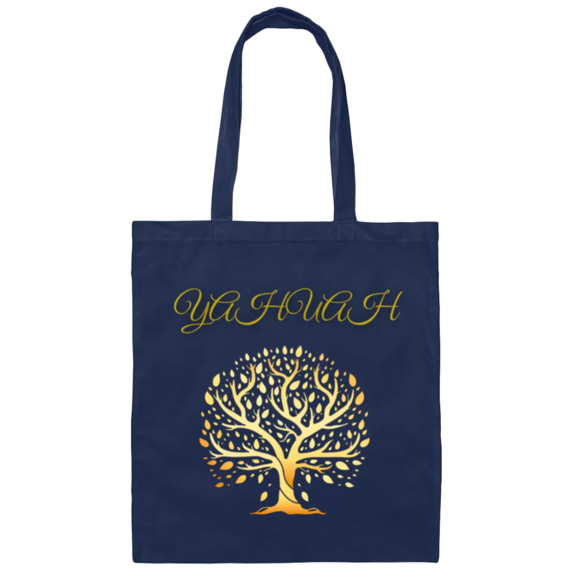 Yahuah-Tree of Life 01 Designer Canvas Tote Bag (6 colors)