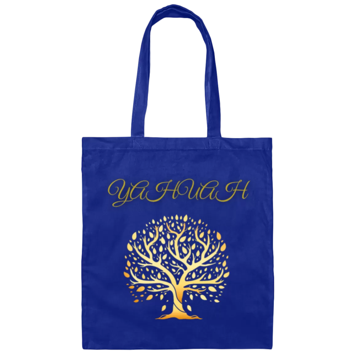 Yahuah-Tree of Life 01 Designer Canvas Tote Bag (6 colors)