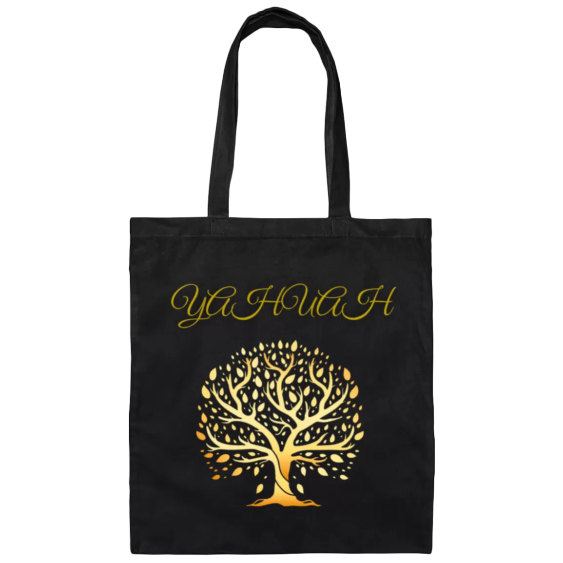 Yahuah-Tree of Life 01 Designer Canvas Tote Bag (6 colors)