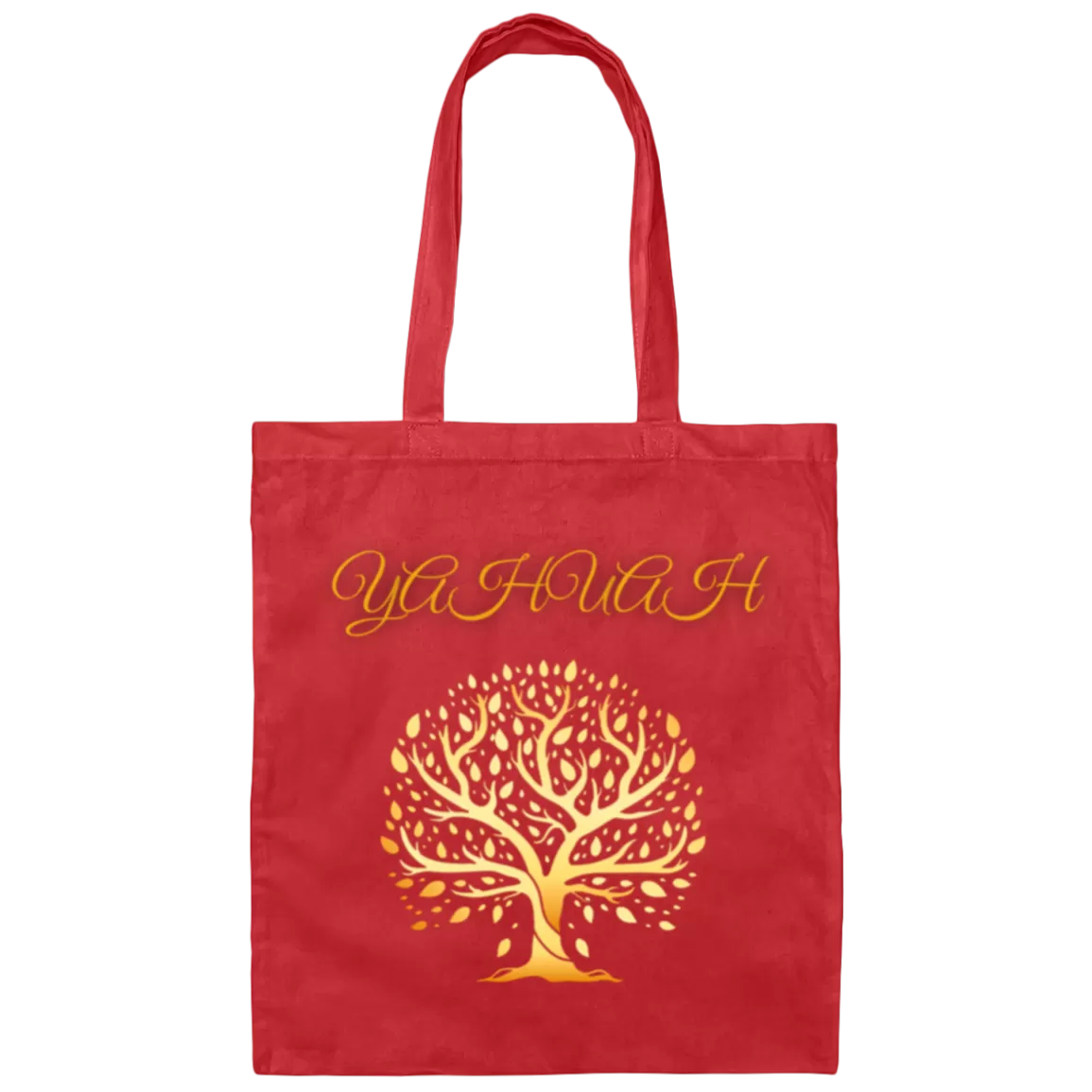 Yahuah-Tree of Life 01 Designer Canvas Tote Bag (6 colors)