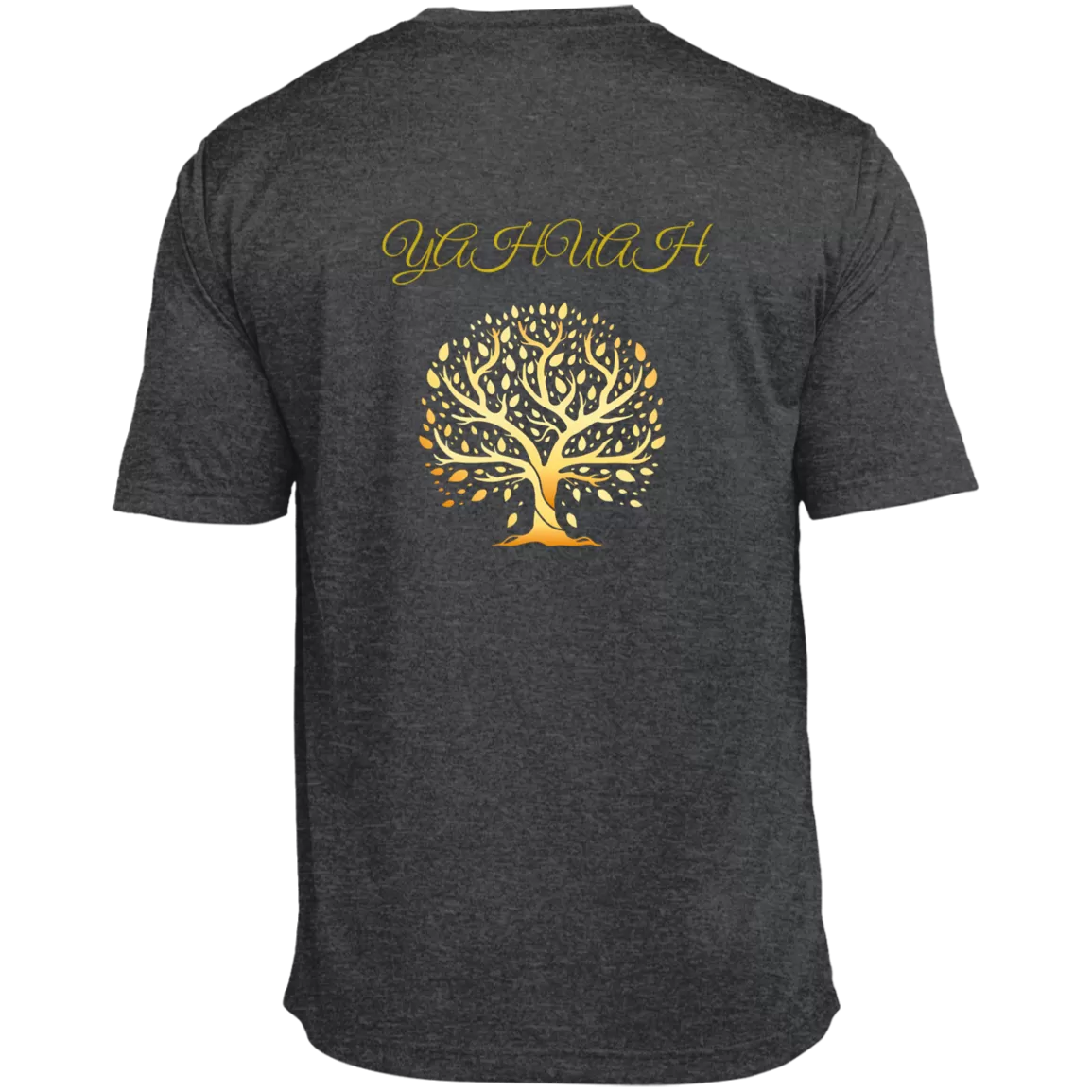 Yahuah-Tree of Life 01 Men's Designer Heather Performance T-shirt (5 Colors)