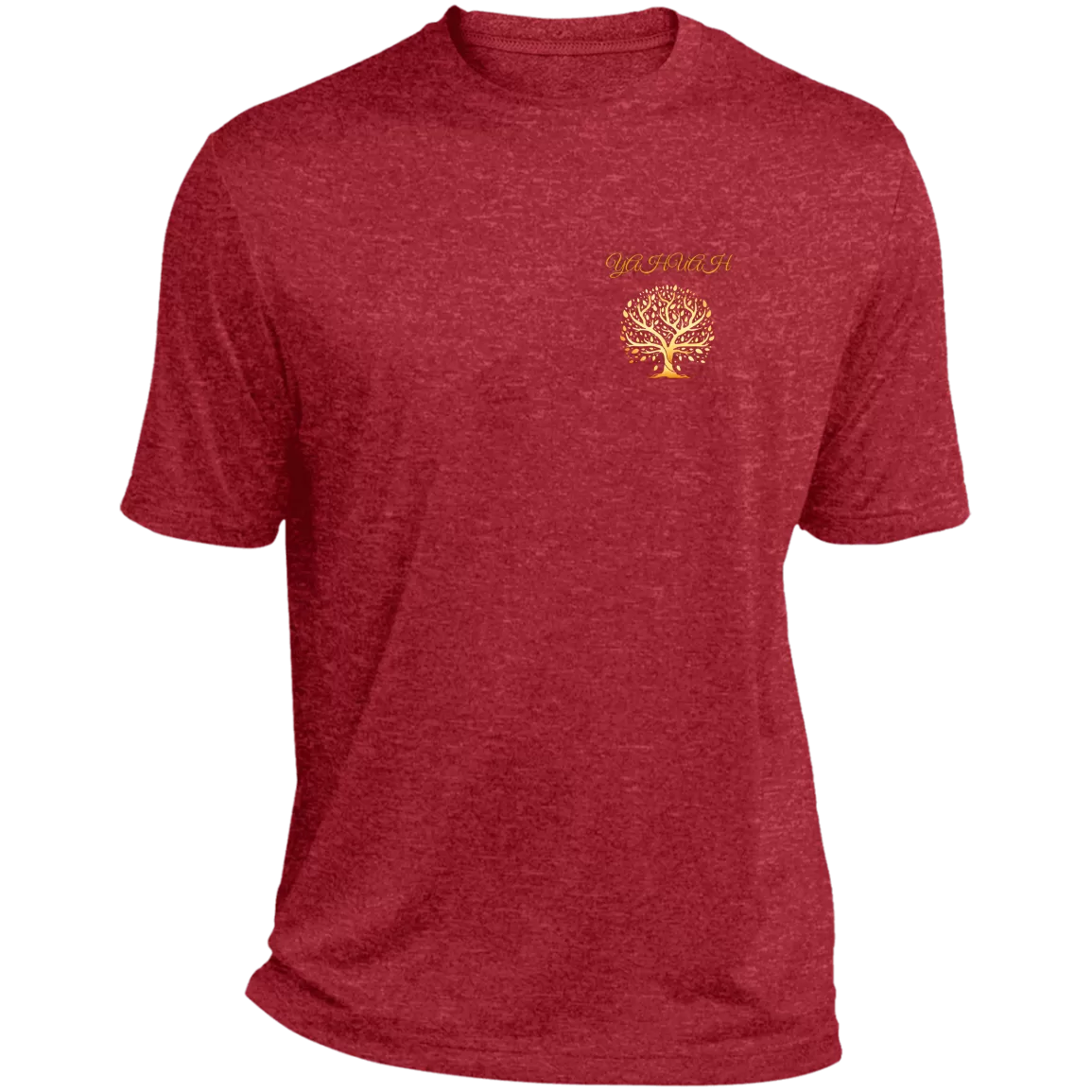 Yahuah-Tree of Life 01 Men's Designer Heather Performance T-shirt (5 Colors)