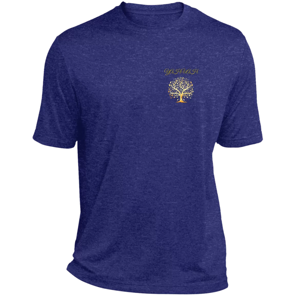 Yahuah-Tree of Life 01 Men's Designer Heather Performance T-shirt (5 Colors)