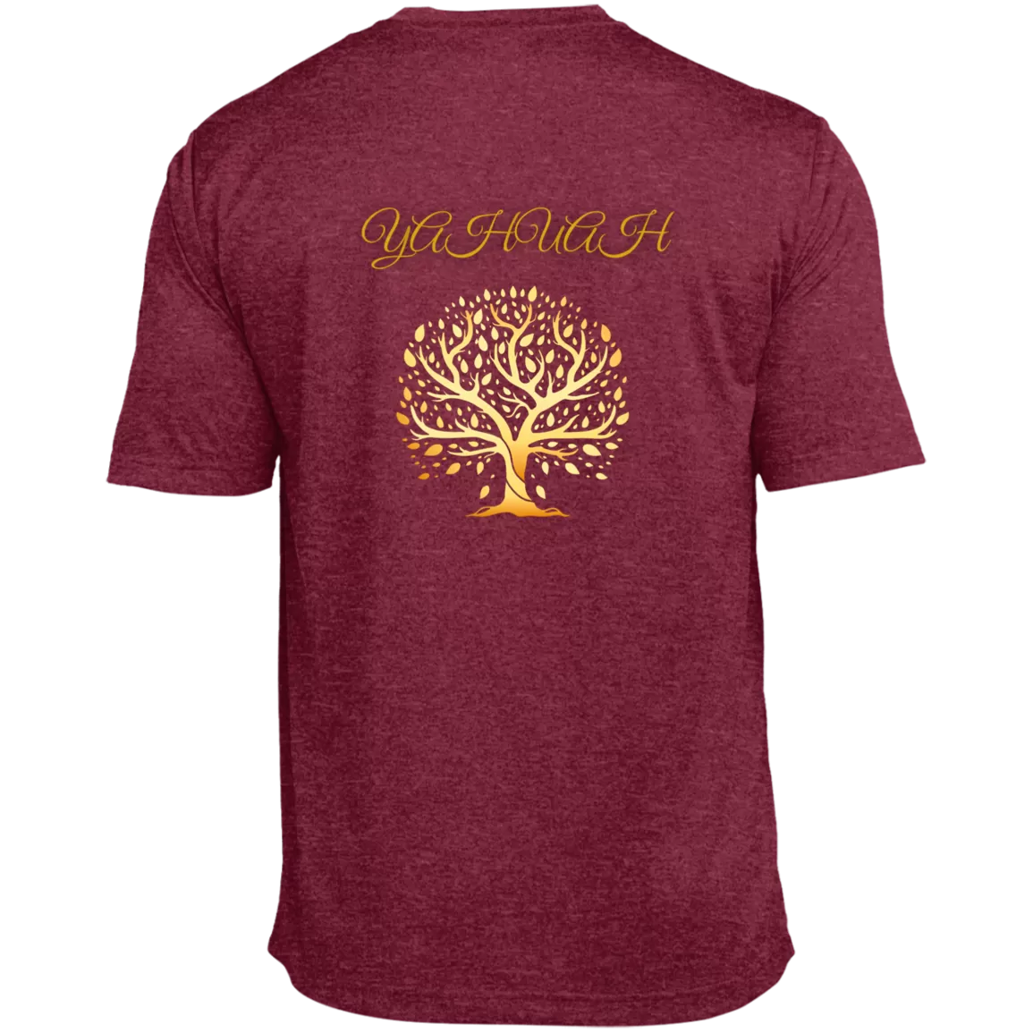 Yahuah-Tree of Life 01 Men's Designer Heather Performance T-shirt (5 Colors)