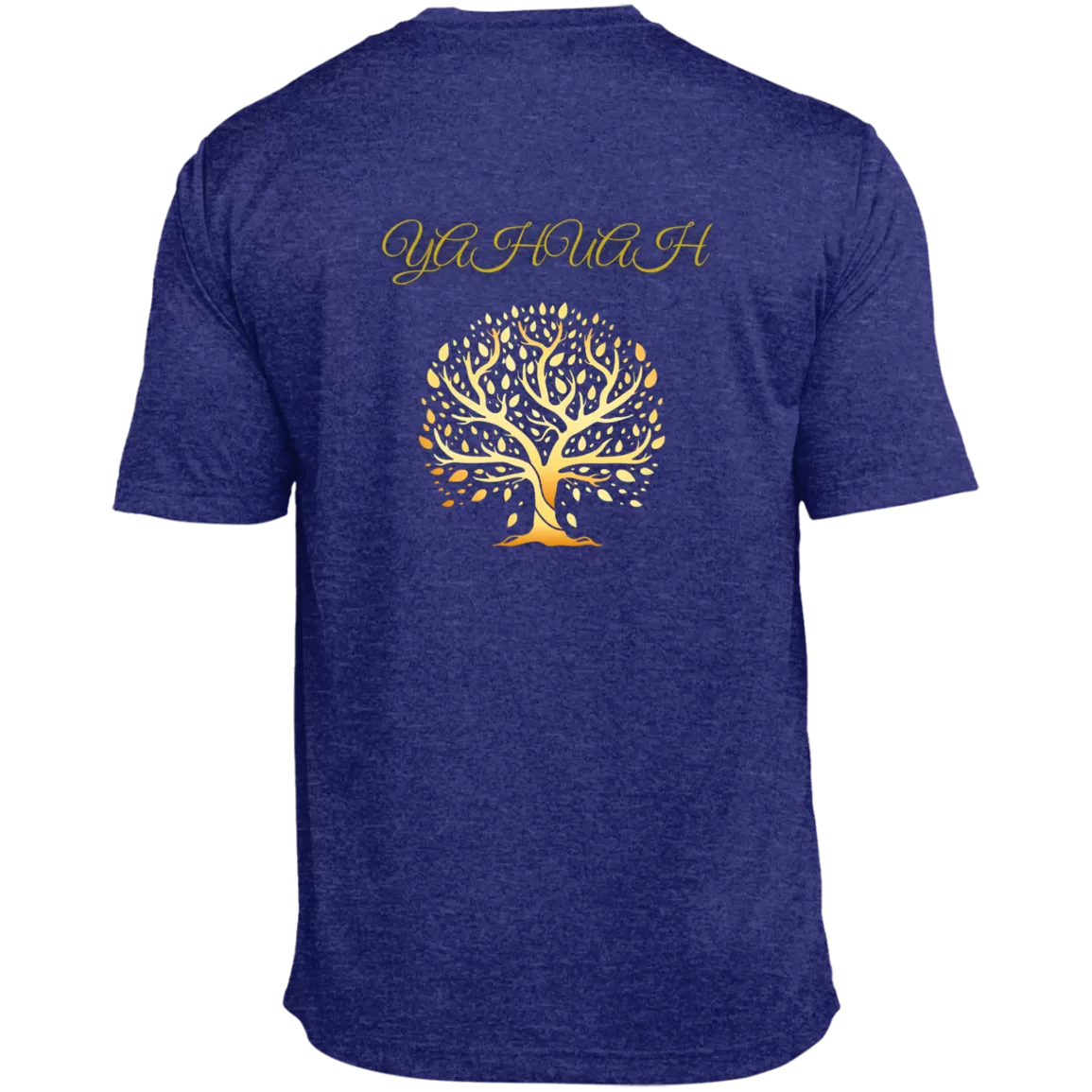 Yahuah-Tree of Life 01 Men's Designer Heather Performance T-shirt (5 Colors)