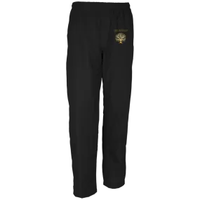 Yahuah-Tree of Life 01 Men's Designer Wind Pants (Black/Navy)