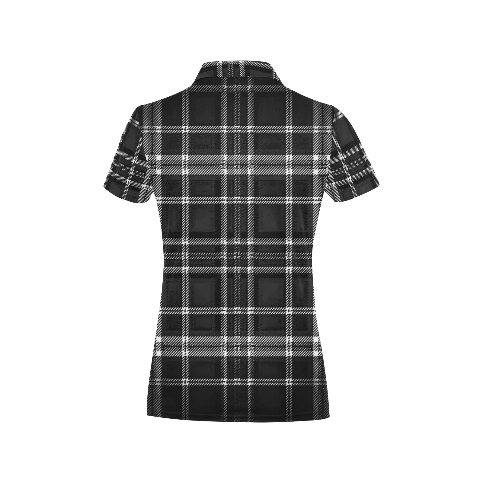 Yahuah-Tree of Life 02-04   Digital Plaid 01-06A Ladies Designer Polo Shirt