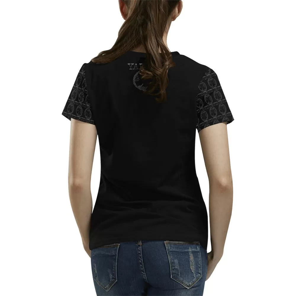 Yahuah-Tree of Life 02-04 Ladies Designer T-shirt