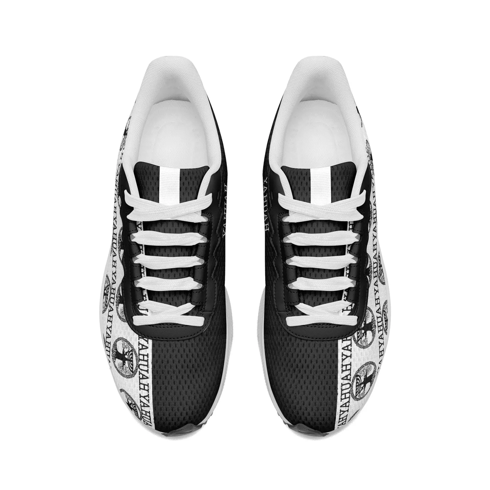 Yahuah-Tree of Life 02-06 Yin Yang Unisex Mesh Tech Performance Running Shoes