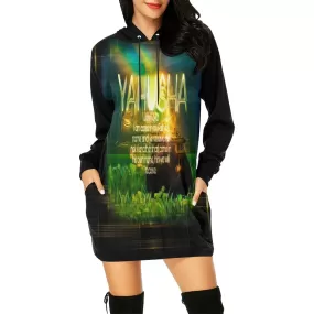 Yahuah Yahusha 03-01 Designer Hoodie Dress