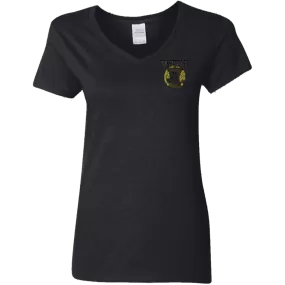 Yahuah Yahusha 04 Ladies Designer V-neck Cotton T-Shirt (4 Colors)